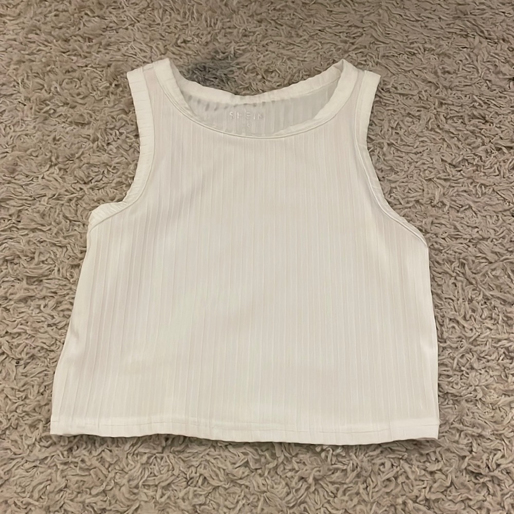 White tank top